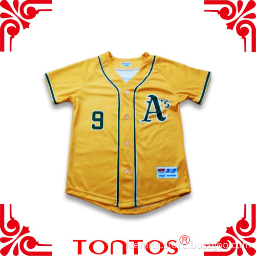 Custom High Quality Cheap Price Sublimation Printed Baseball Jersey